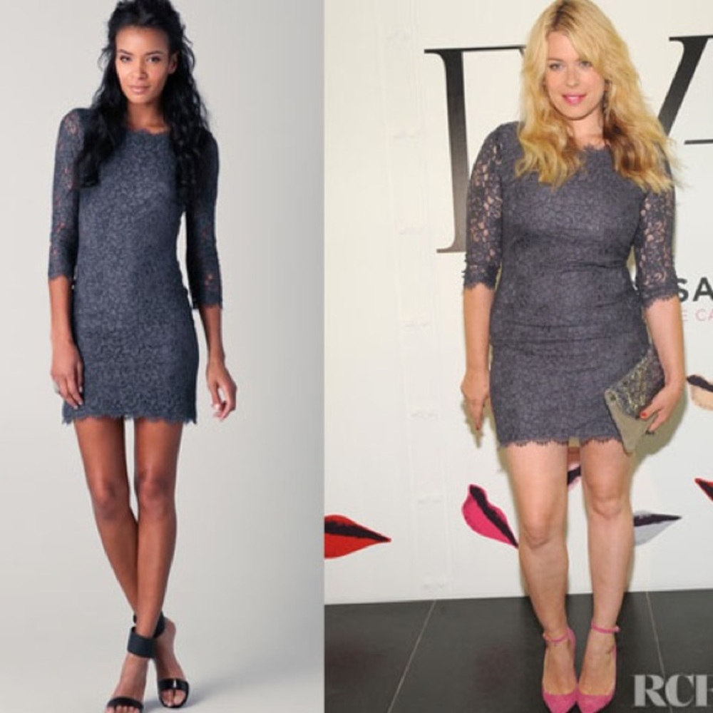 Diane Von Furstenberg DVF Lace Zarita Dress 10 M